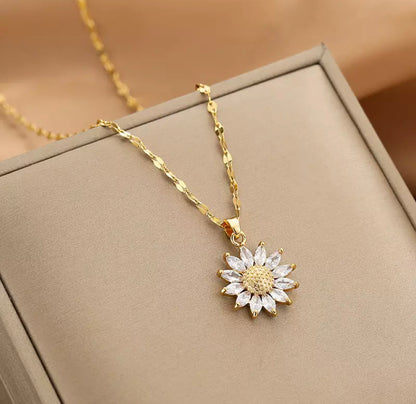 Sunflower Necklace