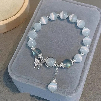 Opal Blue Crystal Bracelet