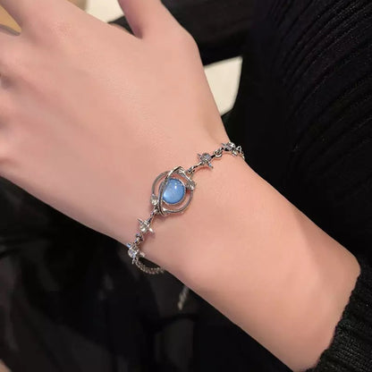 Opal Space Silver Bracelet