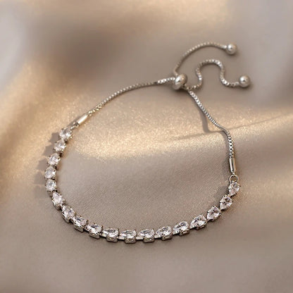 Shiny Zircon Adjustable Bracelet