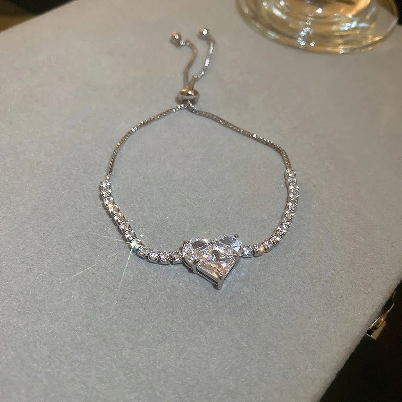 Heart Zircon Bracelet