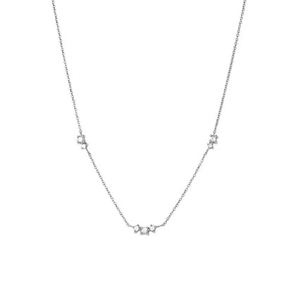 Triple Zircon Necklace