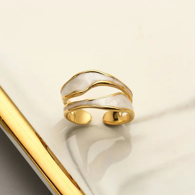 Double Marble Ring