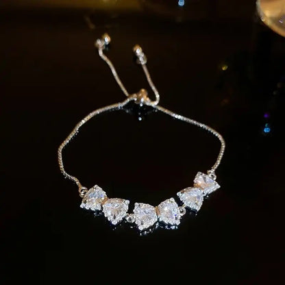 Bow Tie Zircon Bracelet