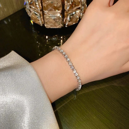 Zircon Tennis Chain Bracelet