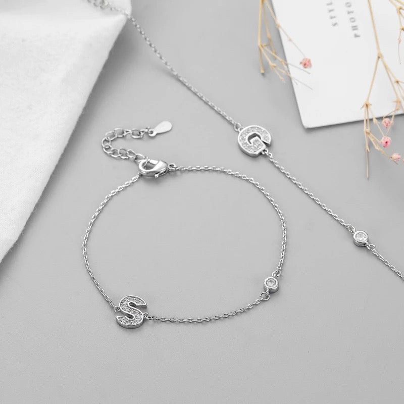 Letter Charm Bracelet