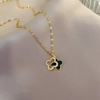 Four Leaf Clover Pendant Necklace