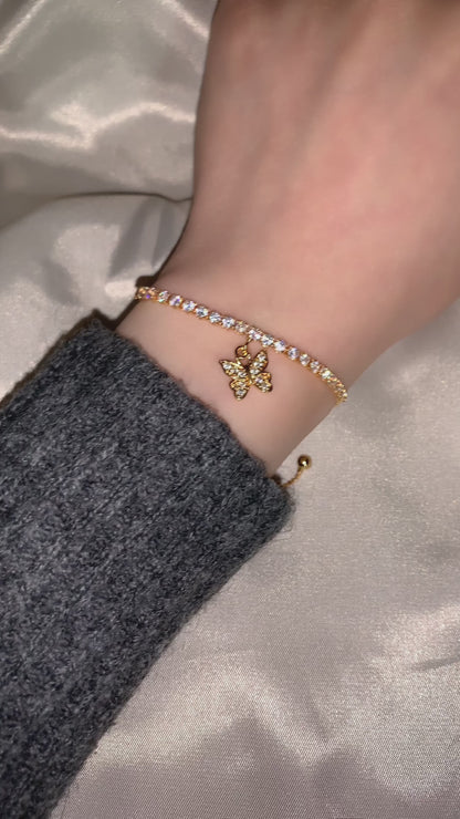 Roda Butterfly Bracelet ~ 18k Gold Plated