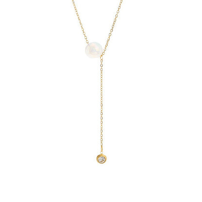 Zircon Drop Necklace