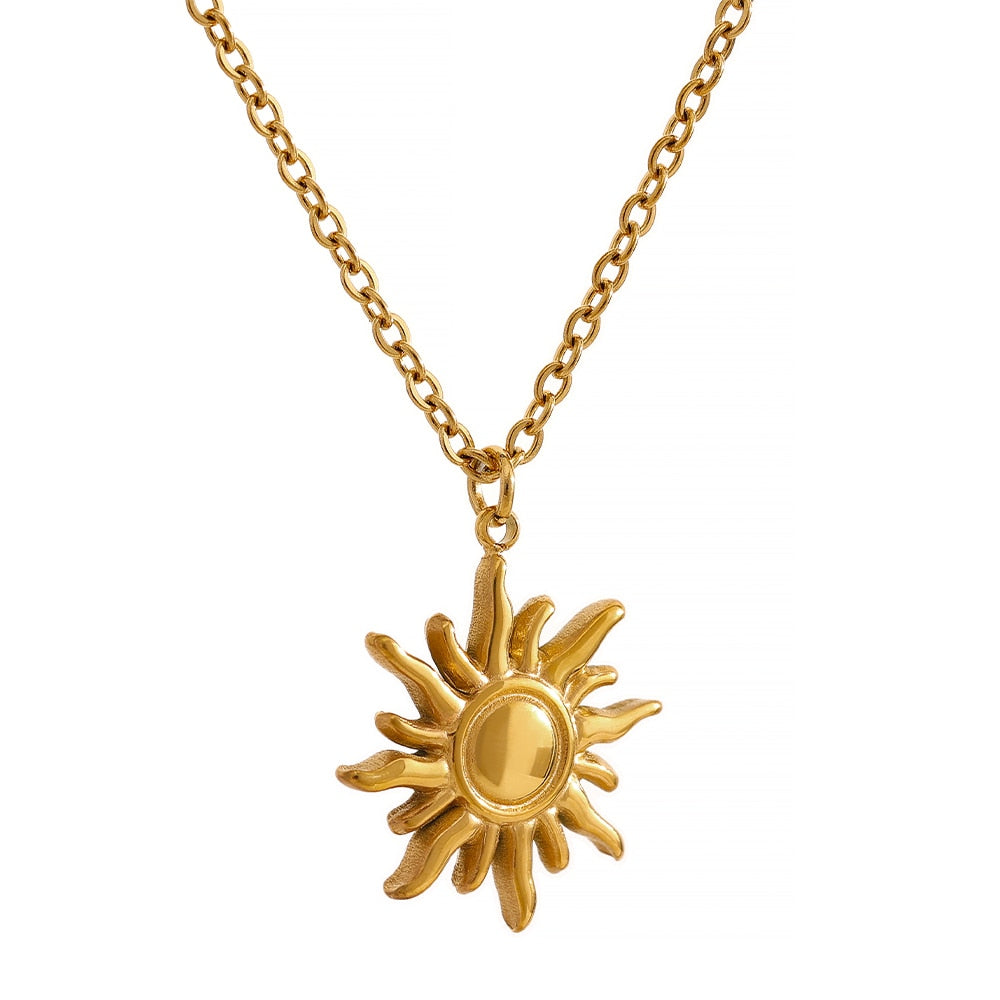 Sun Pendant Necklace